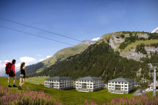 Splügen, Ferienresort Alpin, Visualisierung